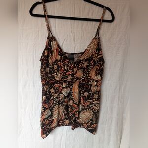 Elegant Paisley Camisole Top